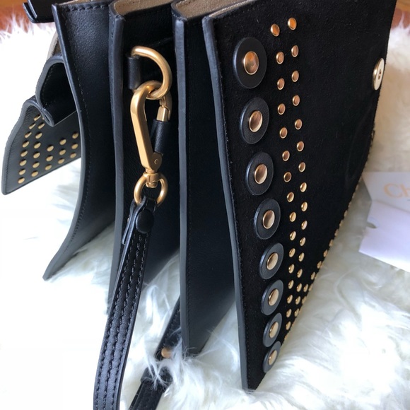 CHLOE STUDDED FAYE BAG - Picture 6 of 8
